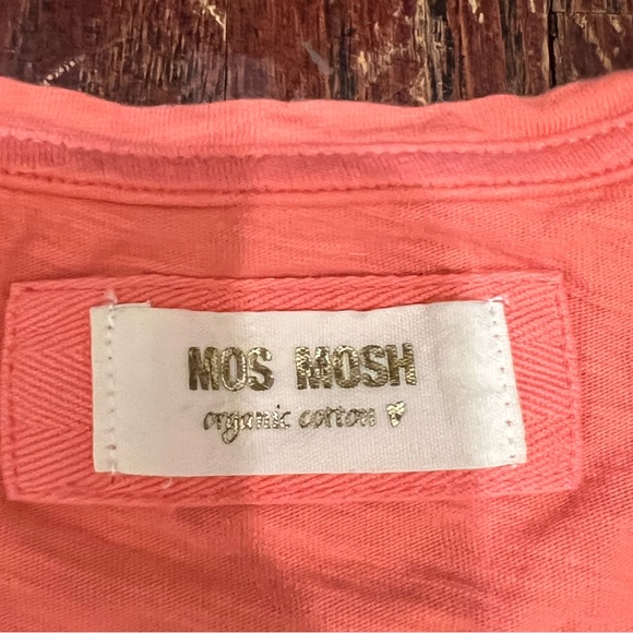 Mos Mosh coral v neck tee - Picture 3 of 7